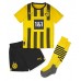 Billige Borussia Dortmund Jude Bellingham #22 Hjemmetrøye Barn 2022-23 Kortermet (+ korte bukser)